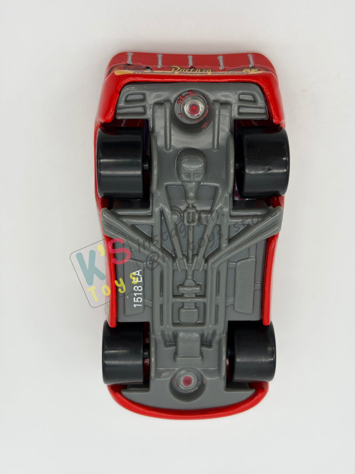 PRE-OWNED / LOOSE DISNEY PIXAR CARS - "TAR LIGHTNING MCQUEEN" CARS SERIES - NEAR MINT CONDITION - READ DESCRIPTION!!!!!!
