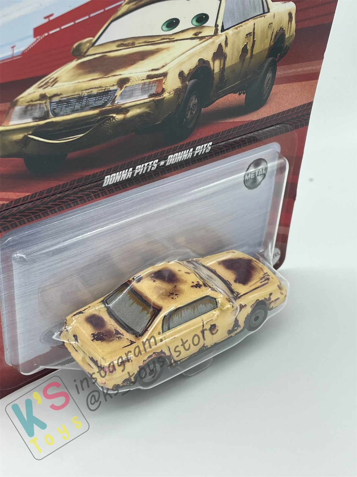 DISNEY PIXAR CARS BY MATTEL, DONNA PITS - 2022 RE-RELEASED - BNIP