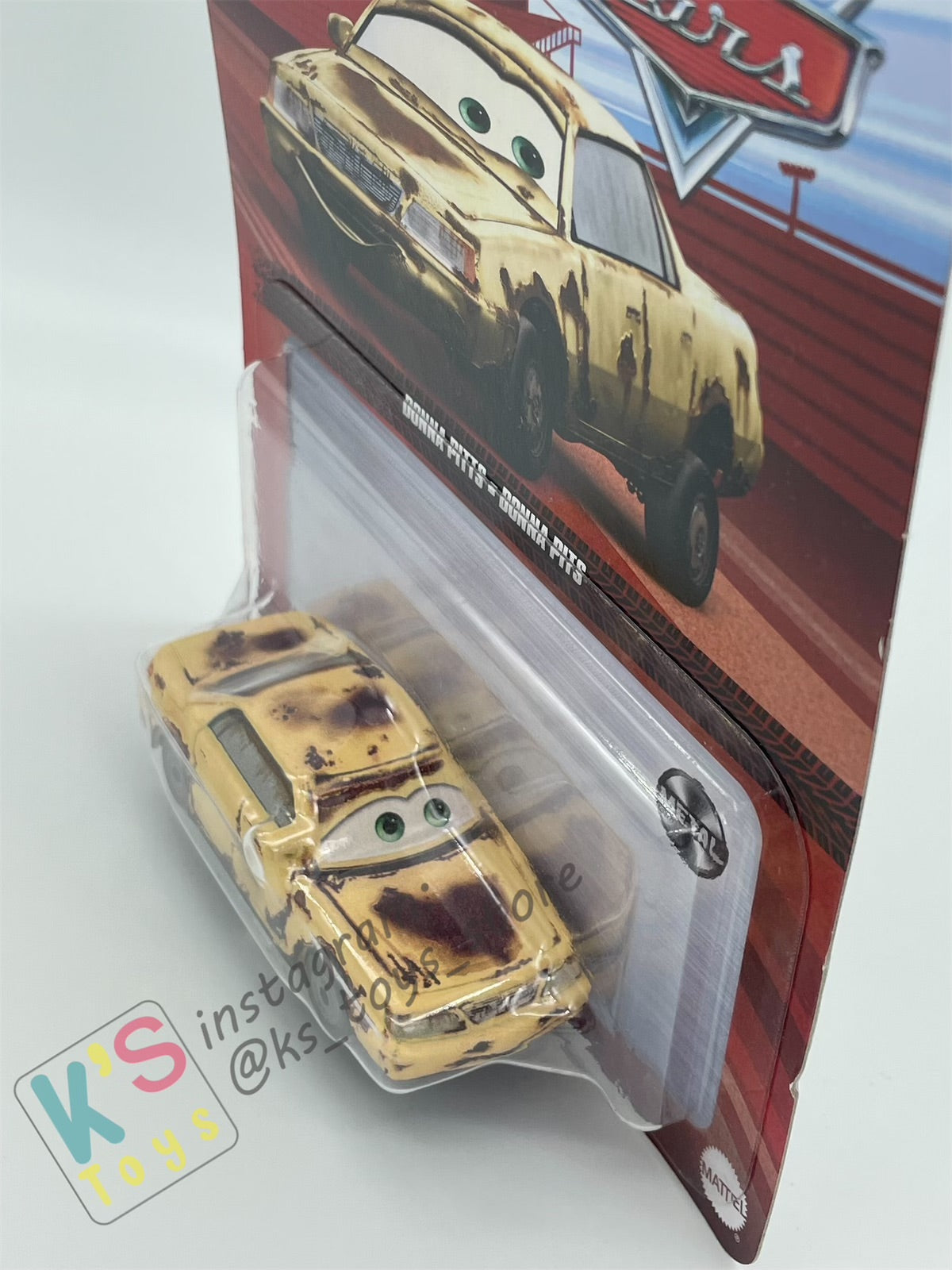 DISNEY PIXAR CARS BY MATTEL, DONNA PITS - 2022 RE-RELEASED - BNIP