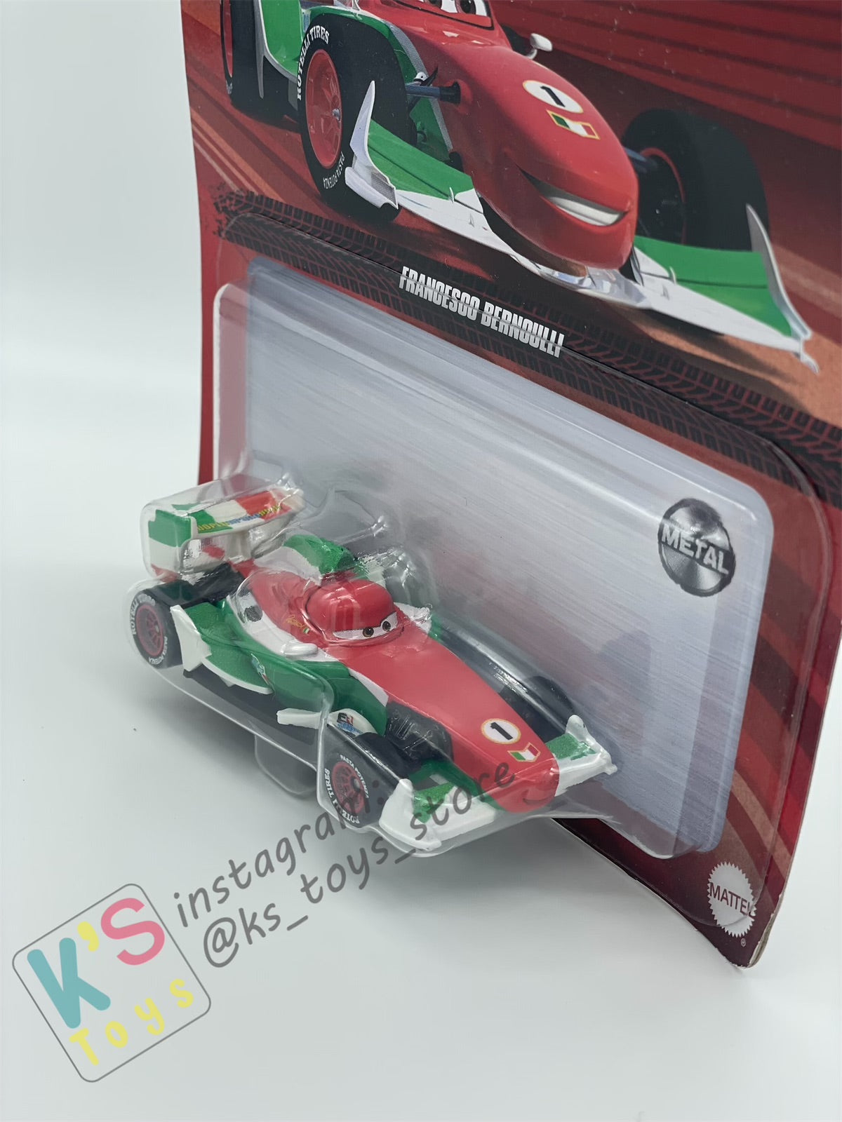 DISNEY PIXAR CARS BY MATTEL, FRANCESCO - 2023 RE-RELEASED - BNIP