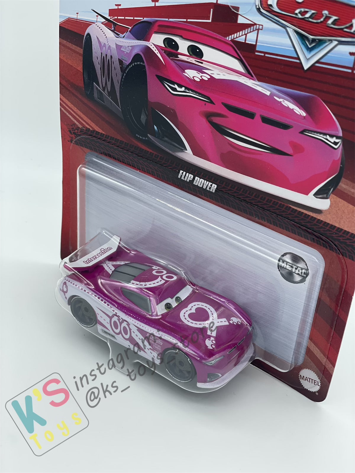 DISNEY PIXAR CARS BY MATTEL, FLIP DOVER - 2022 RE-RELEASED - BNIP
