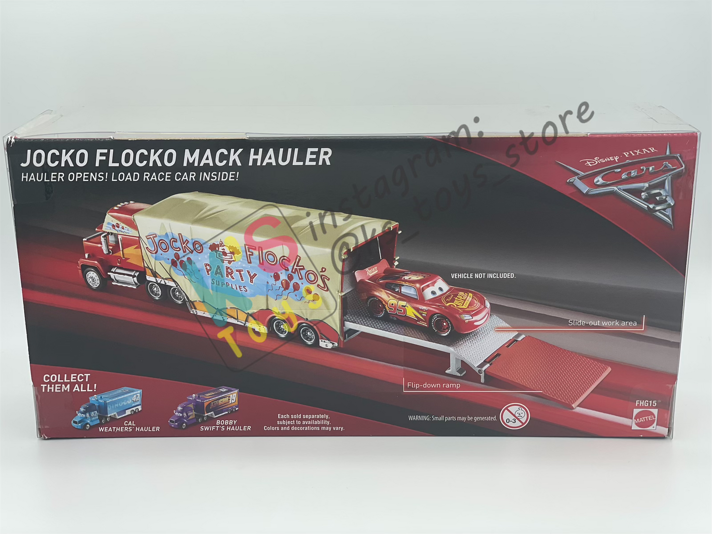 Hauler Disney Pixar Cars by Mattel, Mack Jocko Hauler - BNIP