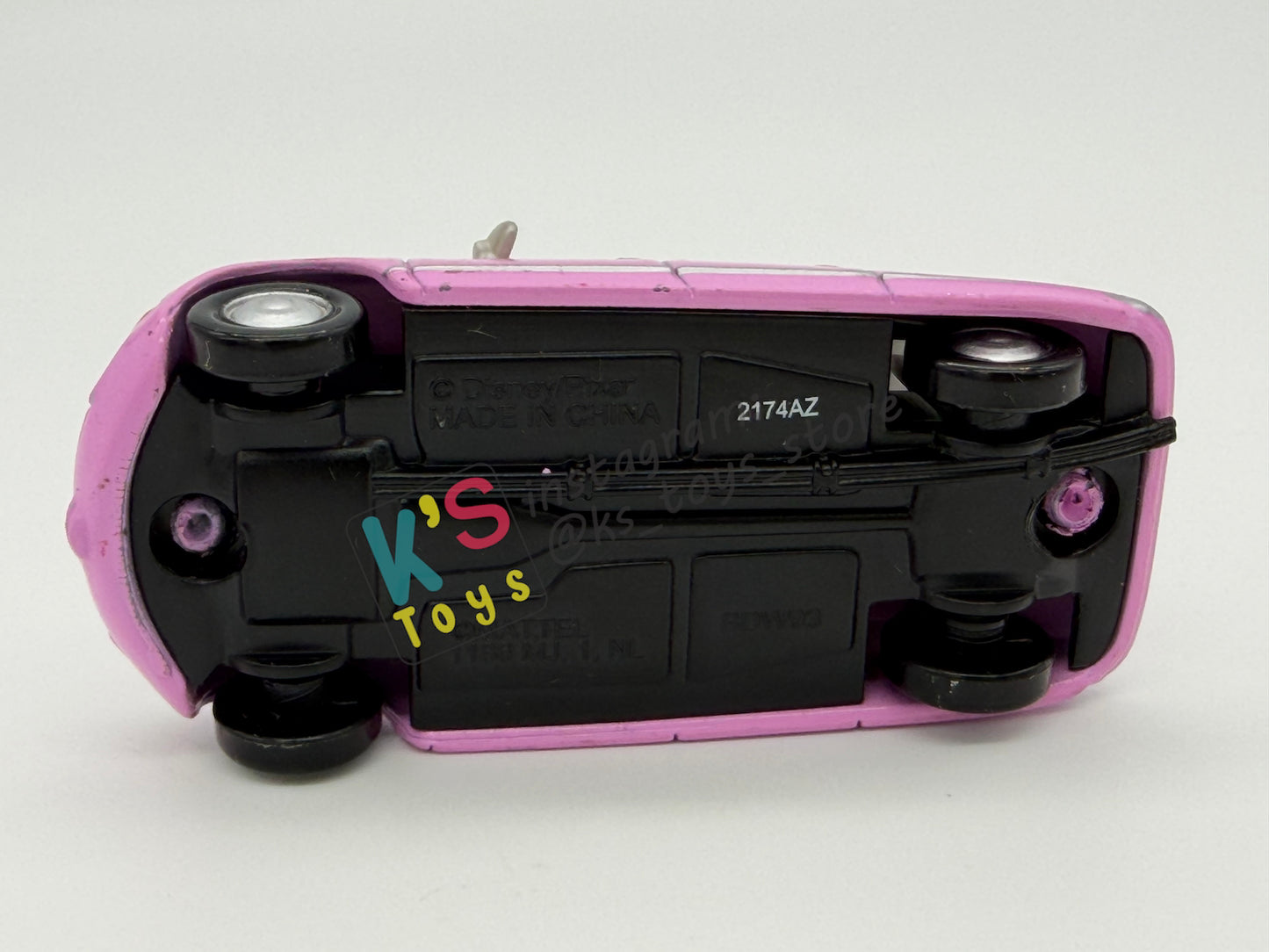 PRE-OWNED / LOOSE DISNEY PIXAR CARS 1:55 BY MATTEL - "NANCY" CARS 2 PARIS TOUR SERIES - NEAR MINT CONDITION