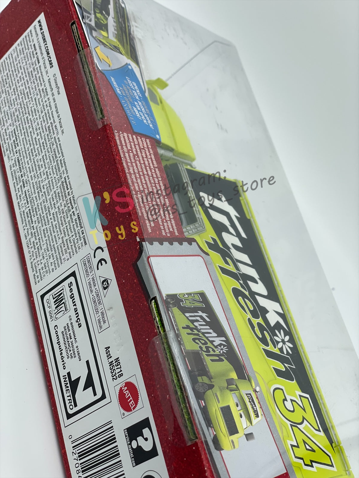 Hauler Disney Pixar Cars by Mattel, Trunk Fresh Hauler 34 - BNIP