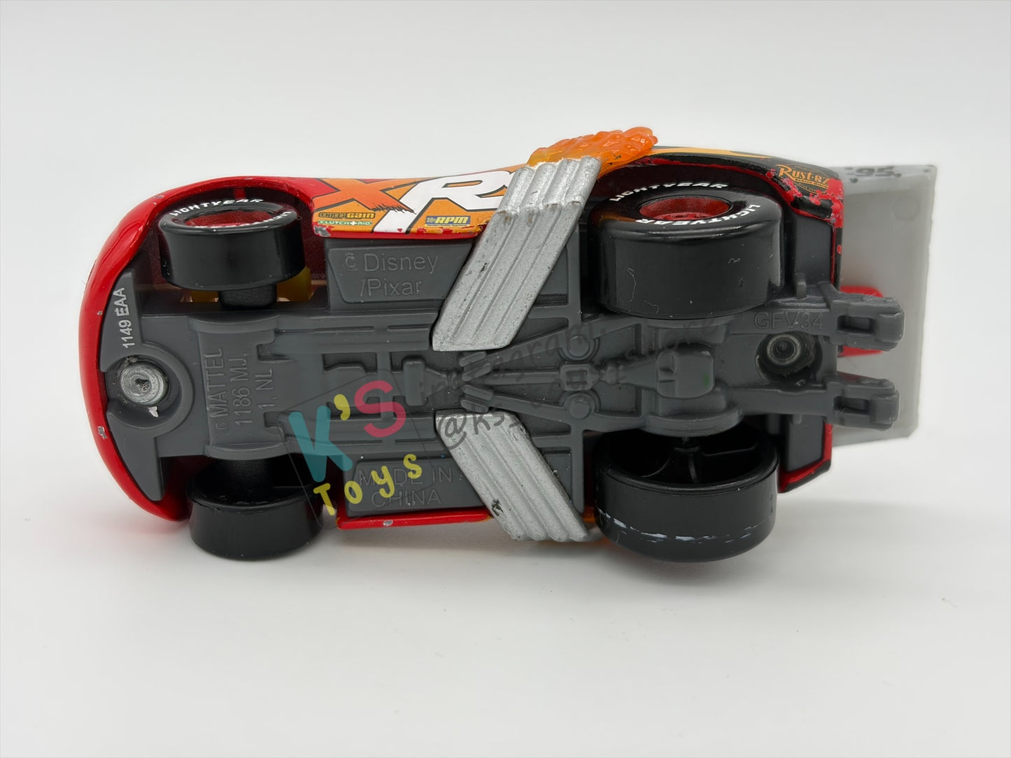 PRE-OWNED / LOOSE DISNEY PIXAR CARS - "DRAG RACING LIGHTNING MCQUEEN" DRAG RACING SERIES - GOOD CONDITION - READ DESCRIPTION!!!!!!