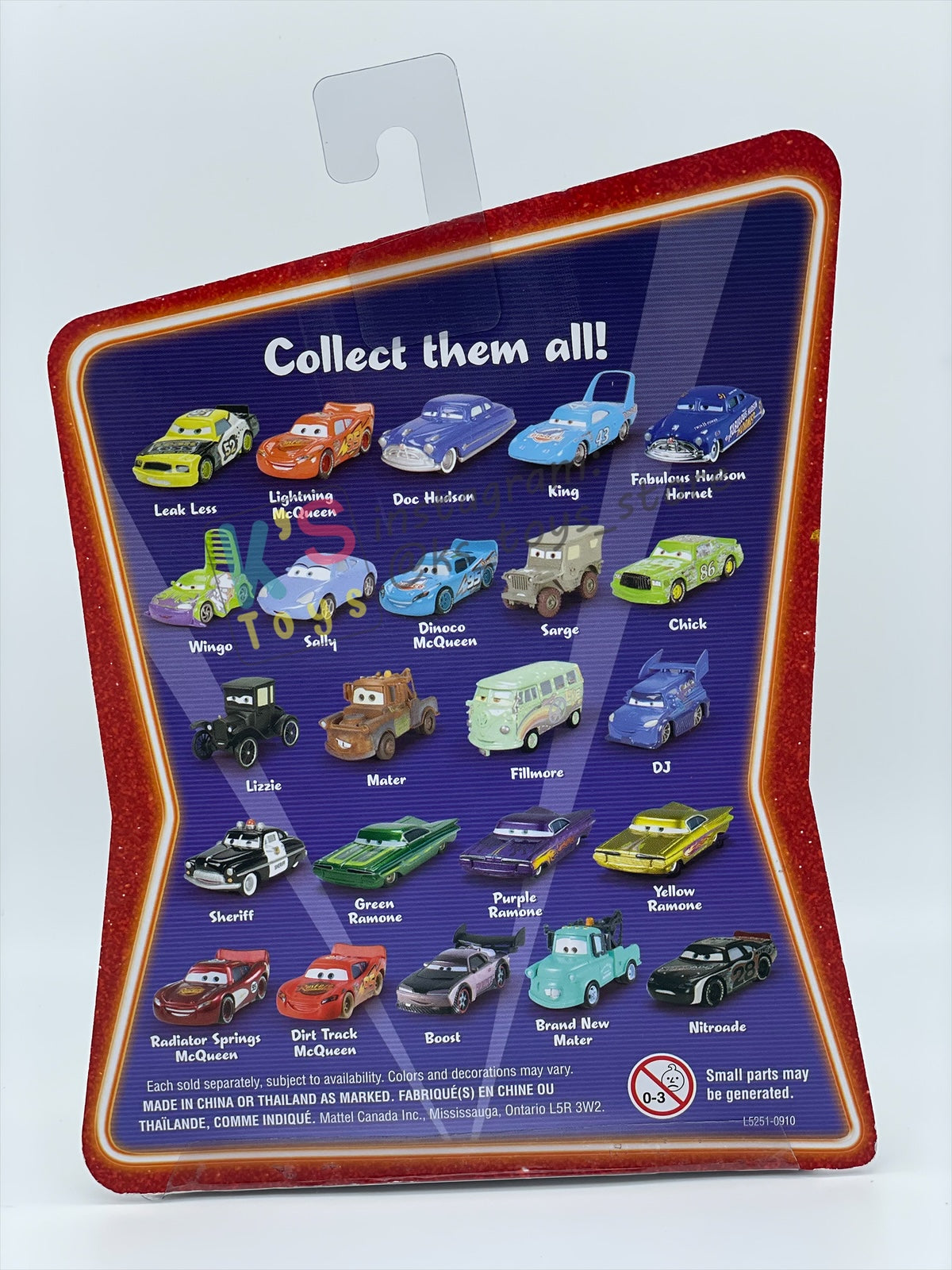 DISNEY PIXAR CARS 1:55 BY MATTEL, LIGHTNING MCQUEEN - SUPERCHARGED SERIES - BNIP