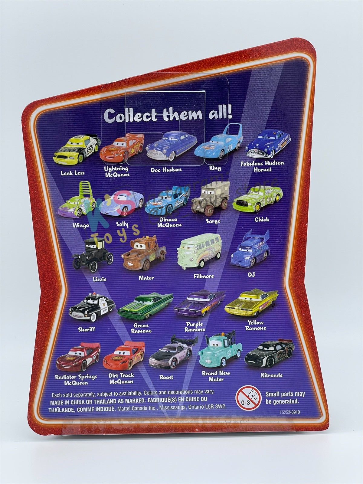 DISNEY PIXAR CARS 1:55 BY MATTEL, MATER - SUPERCHARGED SERIES - BNIP