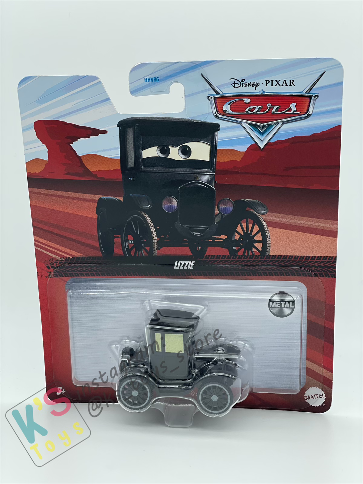 Disney Pixar Cars by MATTEL, LIZZIE - 2023 RE-RELEASED - BNIP
