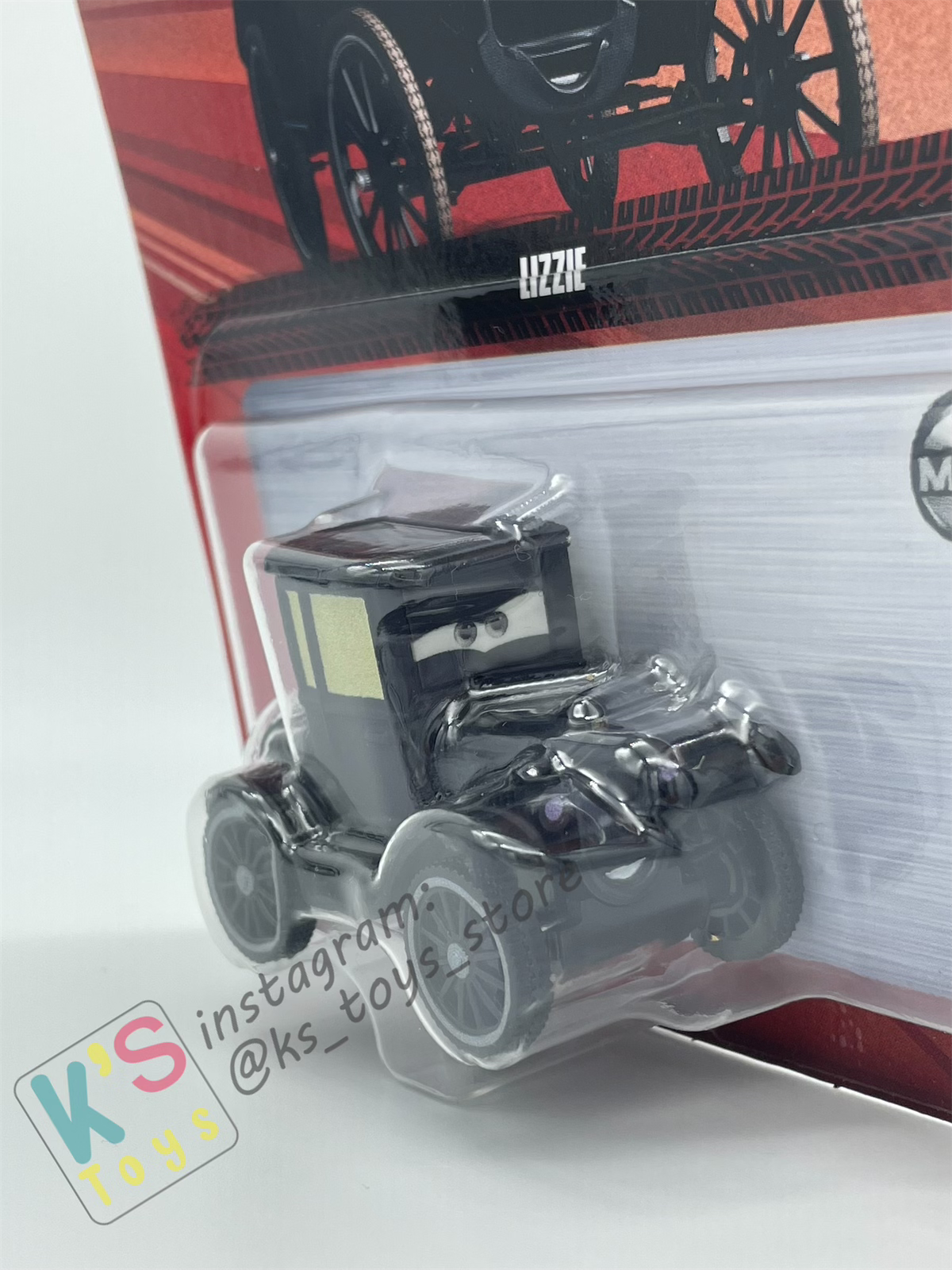 Disney Pixar Cars by MATTEL, LIZZIE - 2023 RE-RELEASED - BNIP