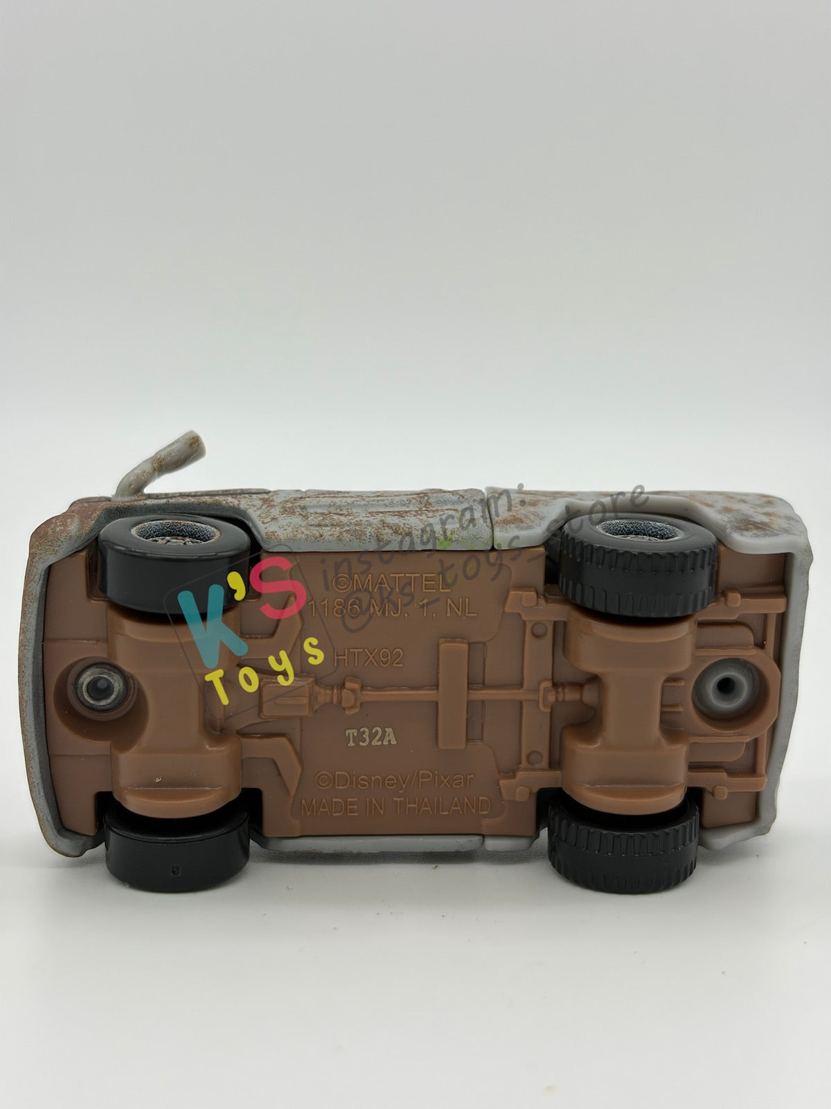 PRE-OWNED / LOOSE DISNEY PIXAR CARS 1:55 BY MATTEL - "JUSTIN ROADRITTER" CARS ON THE ROAD SERIES - NEAR MINT CONDITION