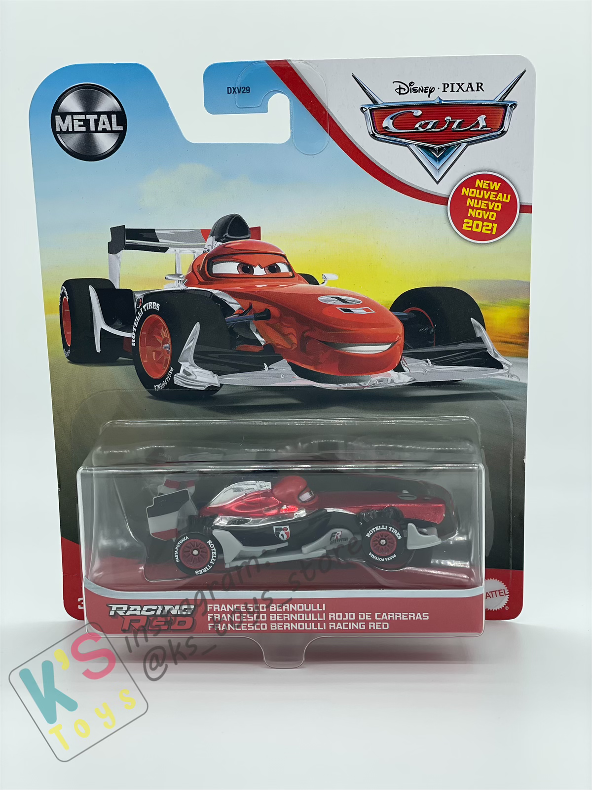 Red Racing Series Complete Set of 6 Disney Pixar Cars - BNIP