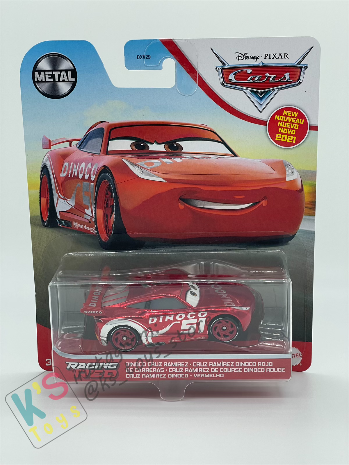 Red Racing Series Complete Set of 6 Disney Pixar Cars - BNIP