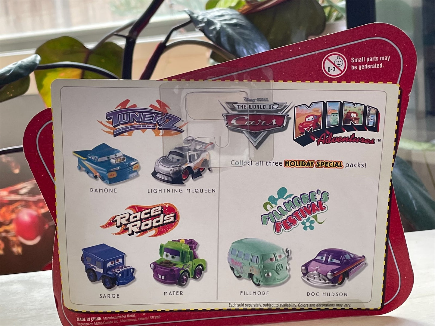 Mini Adventures Special Holiday 2 pack, Disney Pixar Cars - Lightning McQueen and Ramone - Tunerz - BNIP