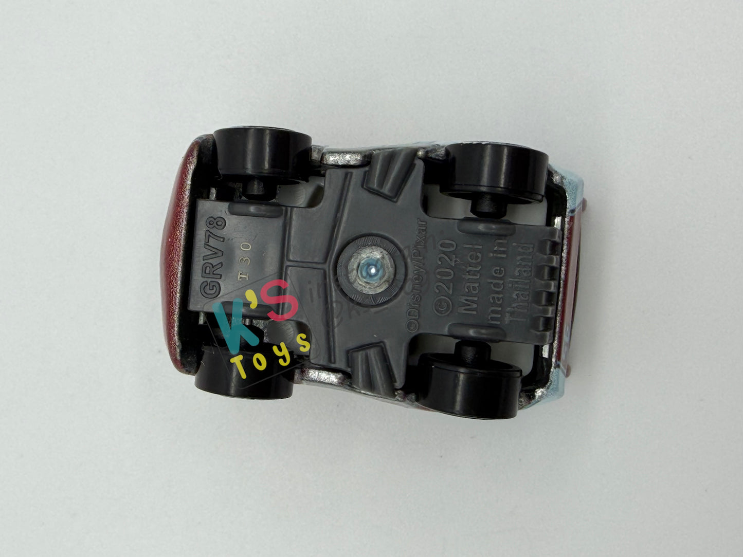 Loose Mini Racers Pixar Disney Cars, GRC Metallic Lightning McQueen - Mint / Near Mint Condition