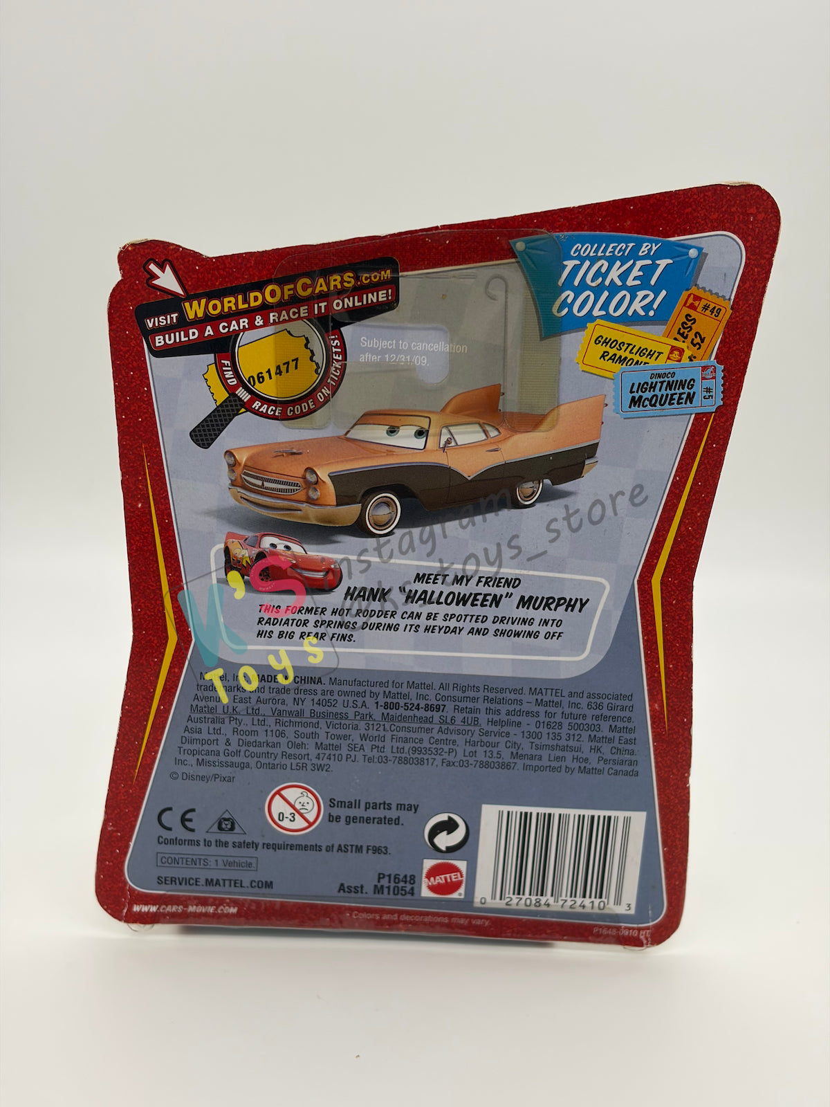 DISNEY PIXAR CARS BY MATTEL 1:55 - IMPOUND WINGO - RACE ORAMA CHASE SERIES - BNIP