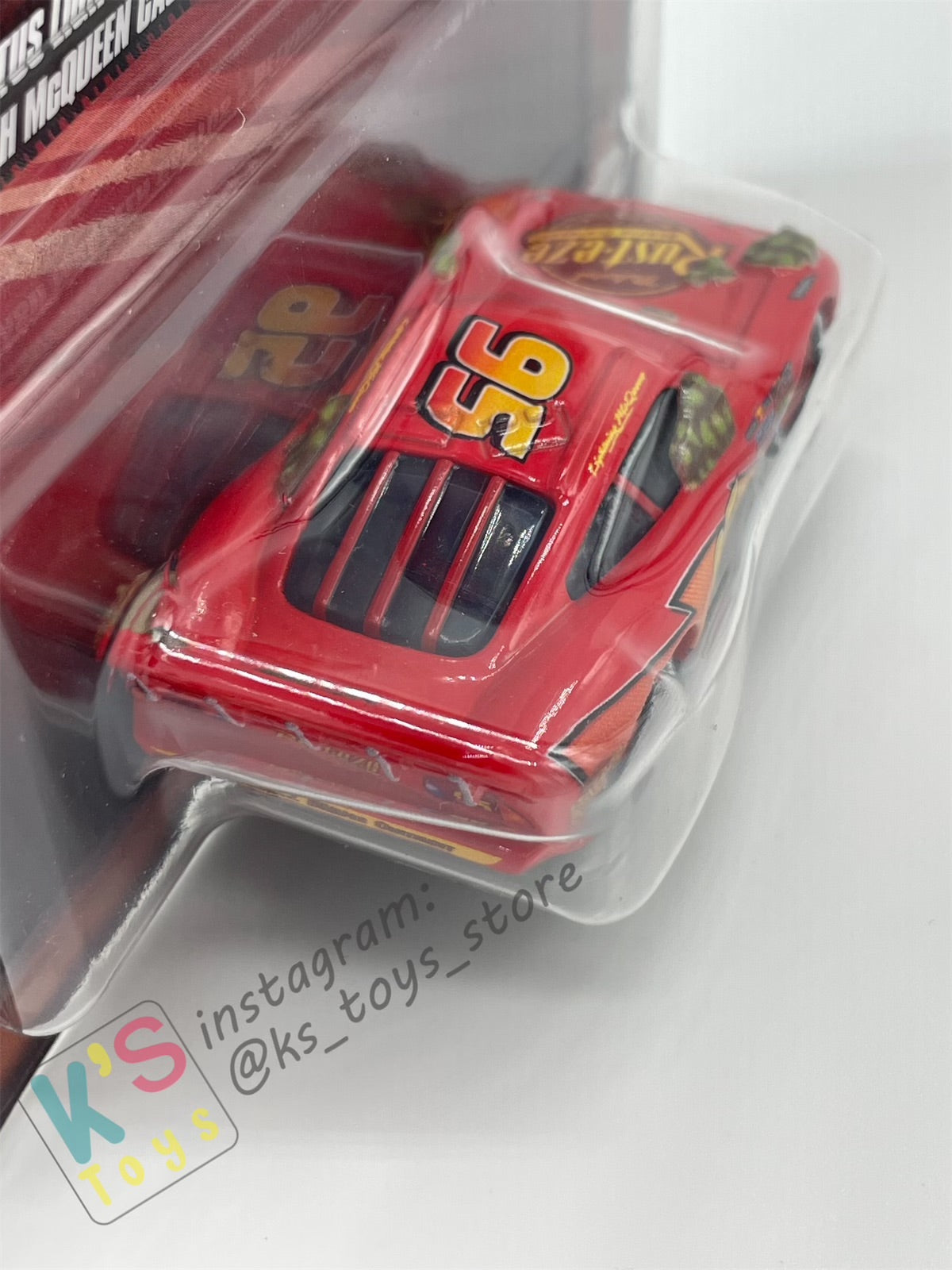 Disney Pixar Cars by MATTEL, CACTUS LIGHTNING MCQUEEN (WITH RUST-EZE STICKER) - 2024 RE-RELEASED - BNIP