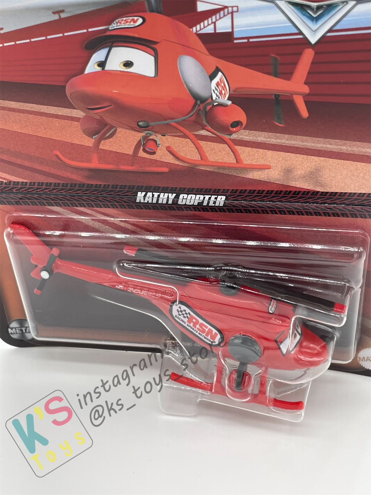Disney Pixar Cars by MATTEL, KATHY COPTER - 2024 RE-RELEASED - BNIP
