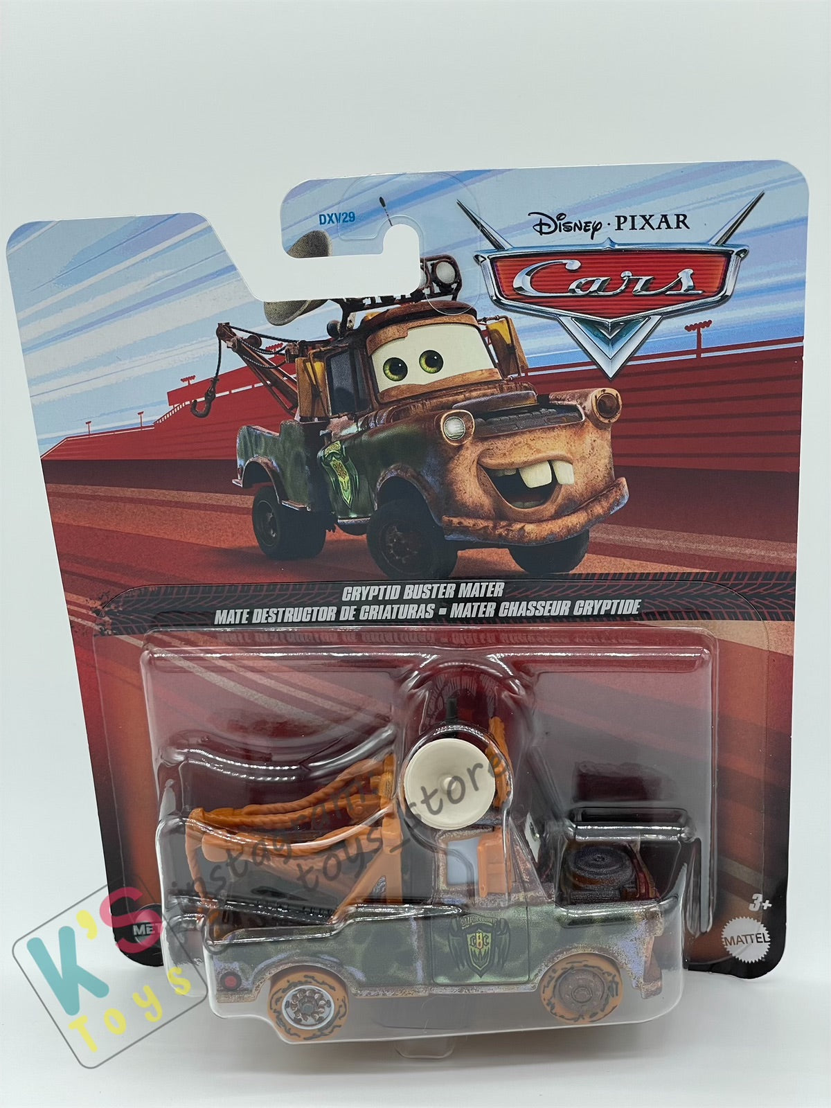 DISNEY PIXAR CARS, CRYPTID BUSTER MATER - 2024 RE-RELEASED - BNIP