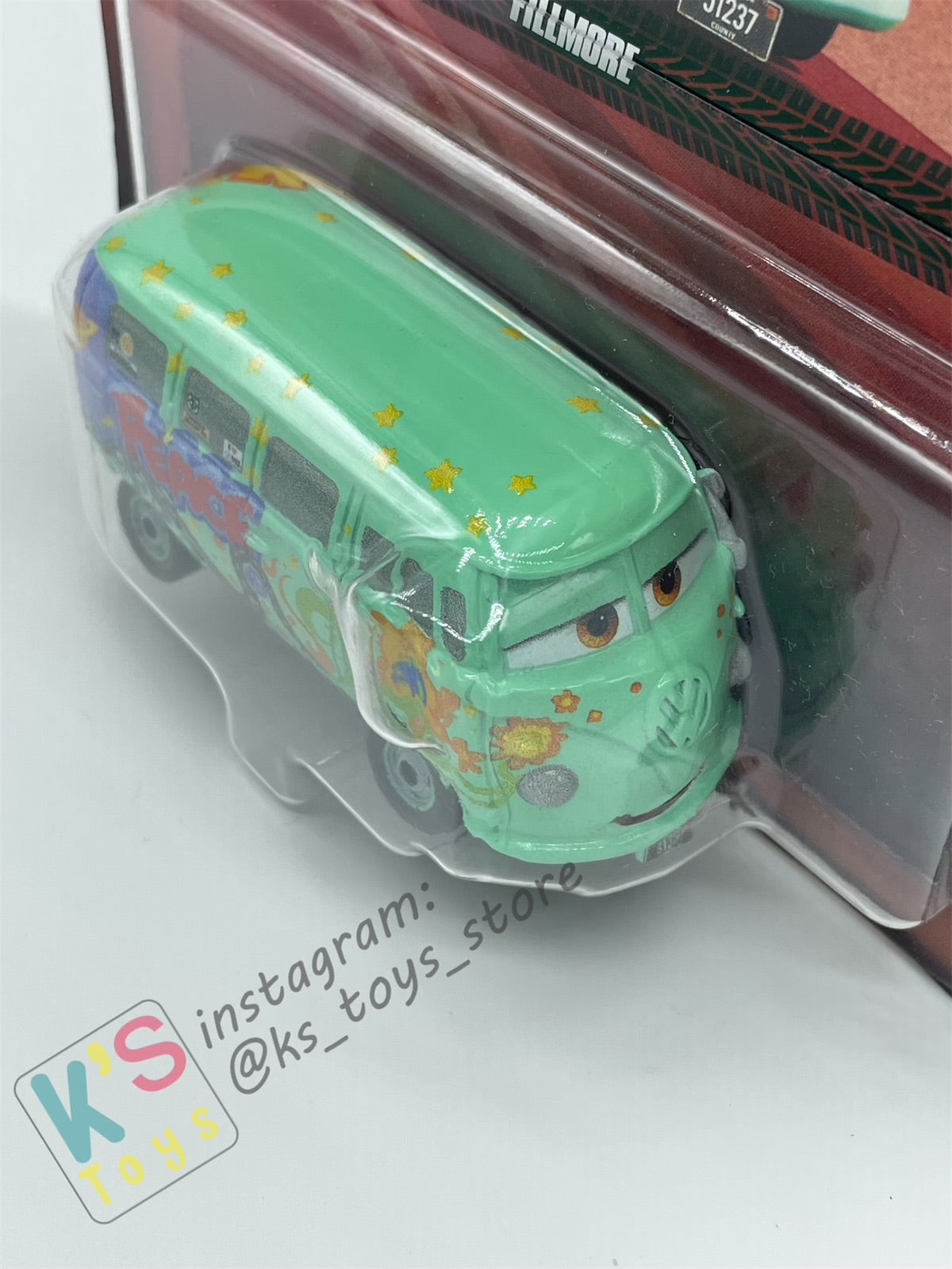 DISNEY PIXAR CARS BY MATTEL, FILLMORE - 2024 RE-RELEASED - BNIP