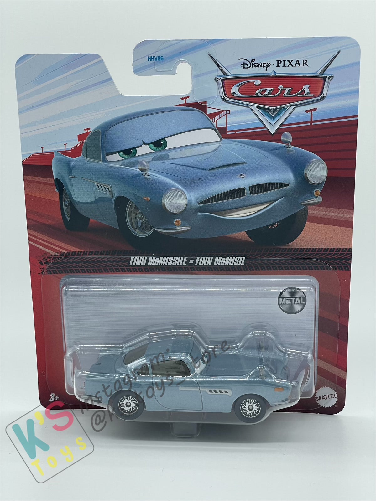 DISNEY PIXAR CARS BY MATTEL, FINN MCMISSILE - 2023 AND 2024 RE-RELEASED - BNIP