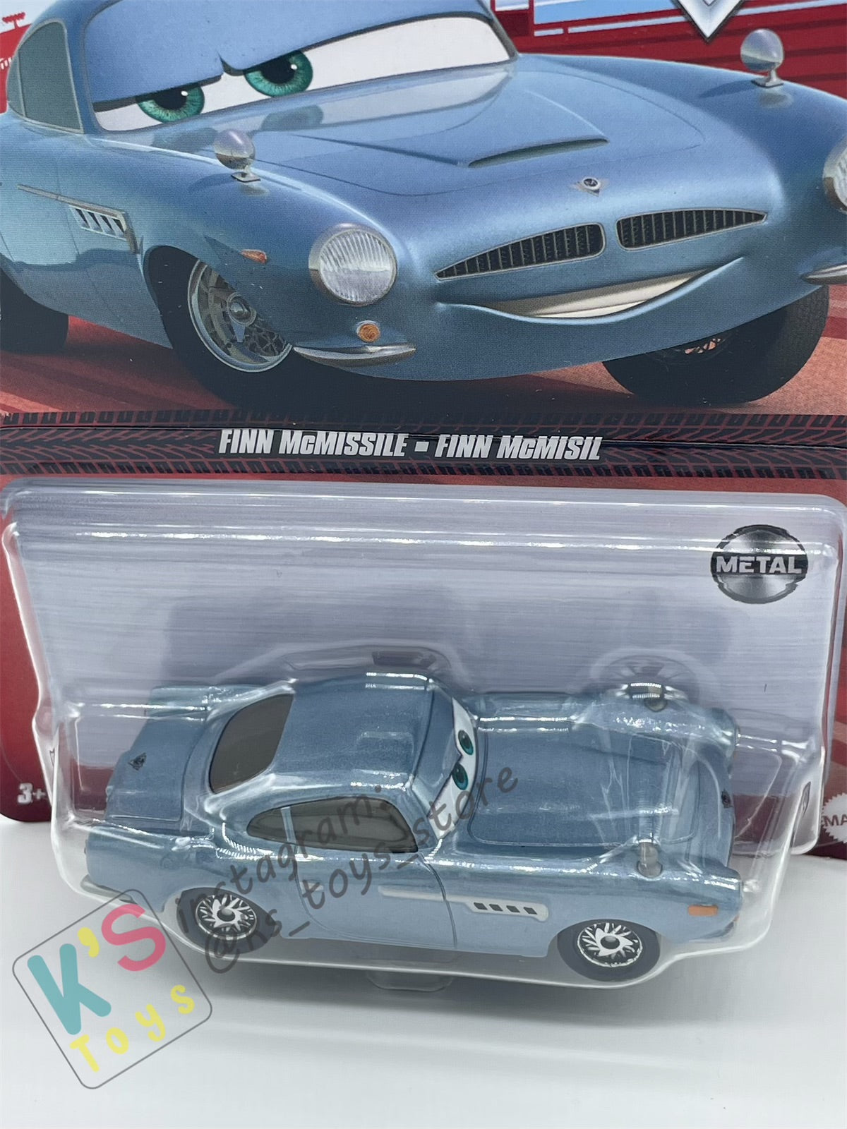 DISNEY PIXAR CARS BY MATTEL, FINN MCMISSILE - 2023 AND 2024 RE-RELEASED - BNIP