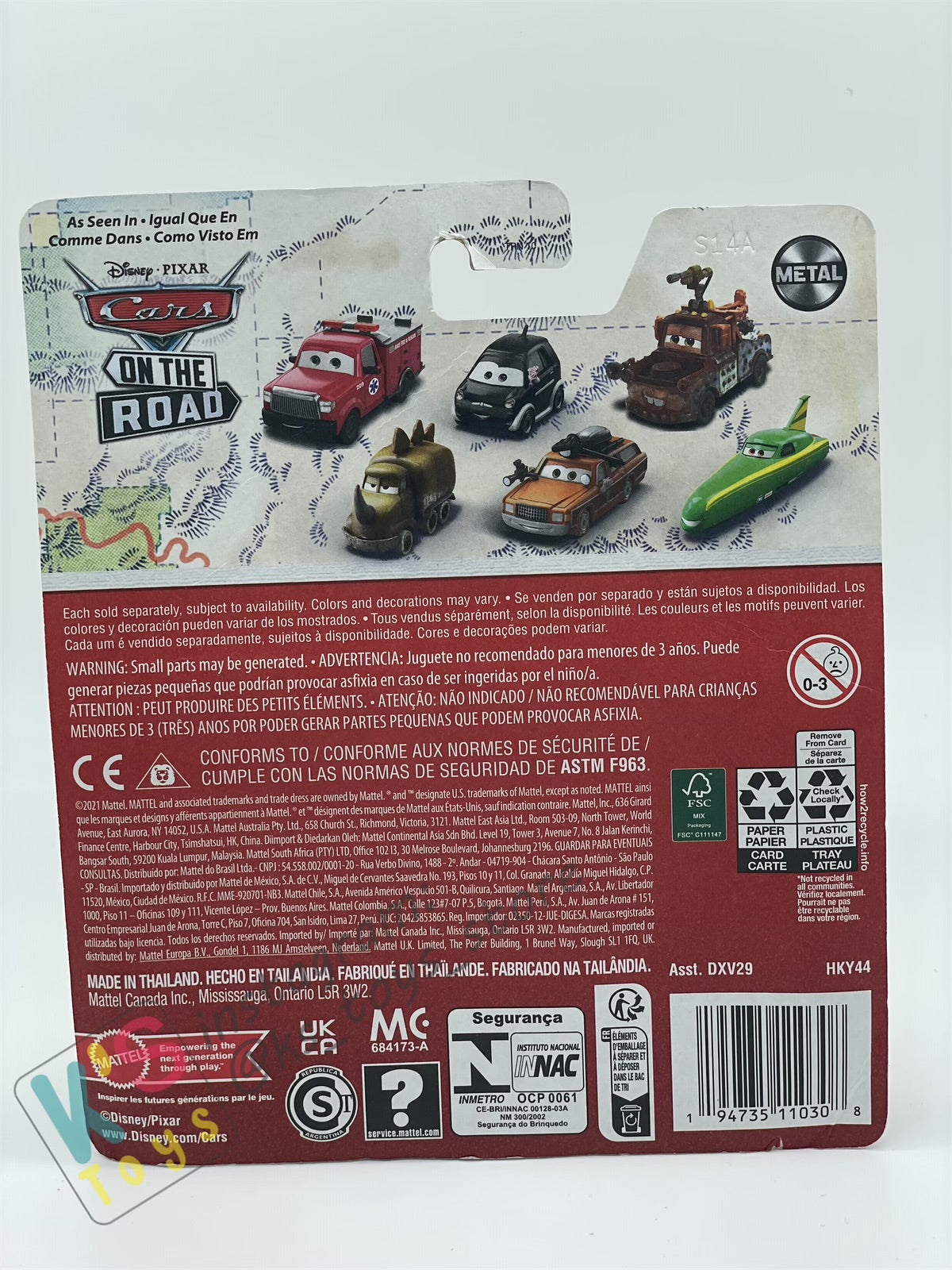 DISNEY PIXAR CARS BY MATTEL - "WESTFALANAPUS" CARS ON THE ROAD SERIES - 2023 NEW RELEASE - BNIP