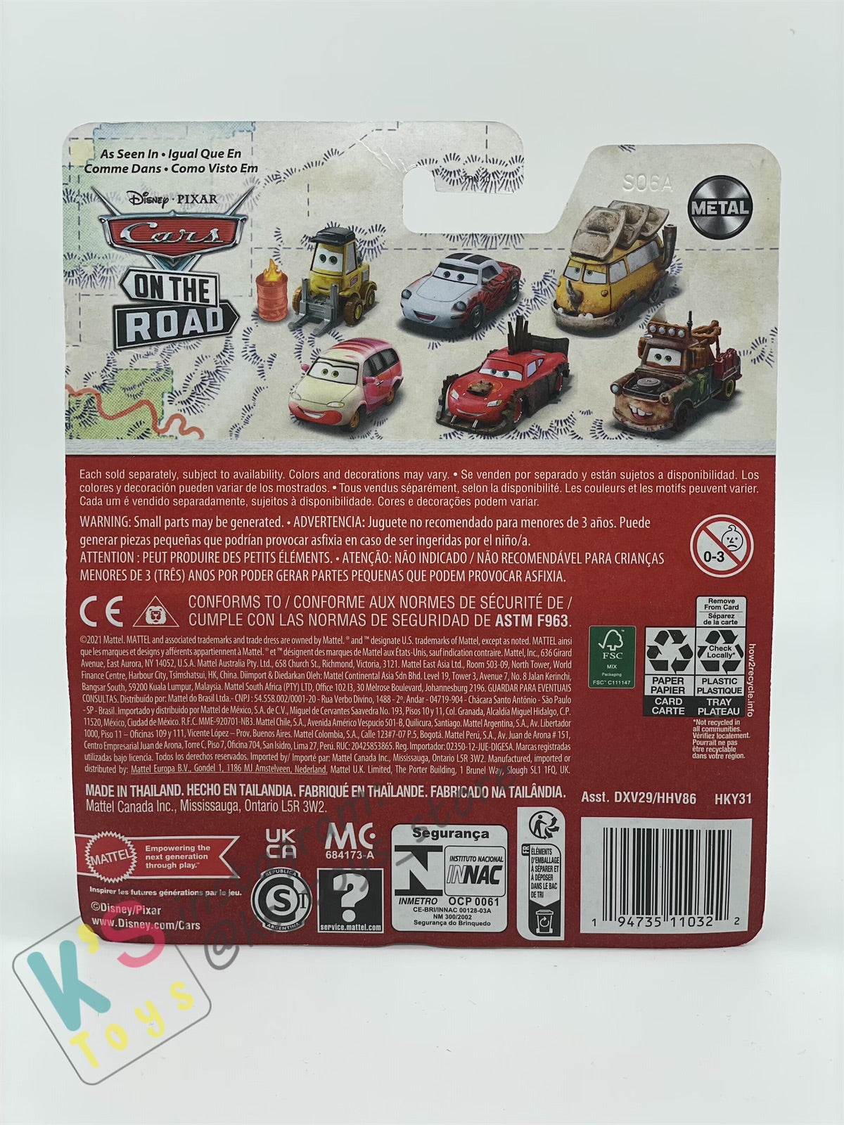 Disney Pixar Cars by MATTEL, KELLY BEAMBRIGHT - CARS ON THE ROAD "SHOW TIME" - 2024 NEW RELEASE - BNIP