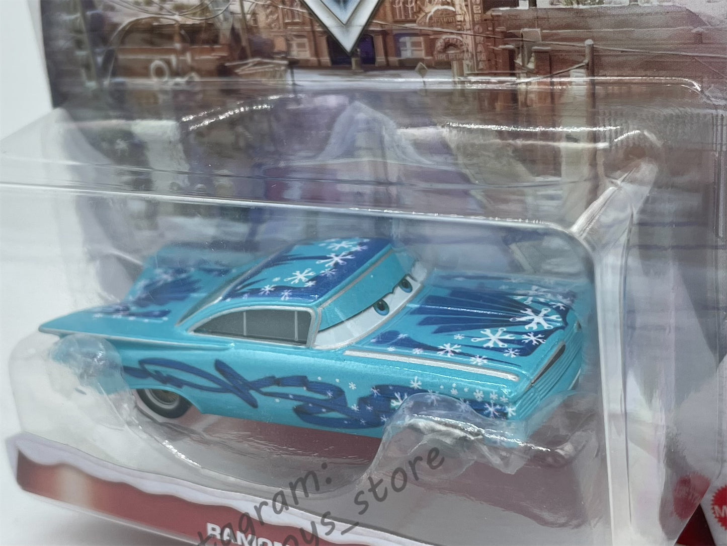 Winter Series RAMONE Christmas Ball Die Cast 1:55 Disney Pixar Cars by Mattel, BNIP