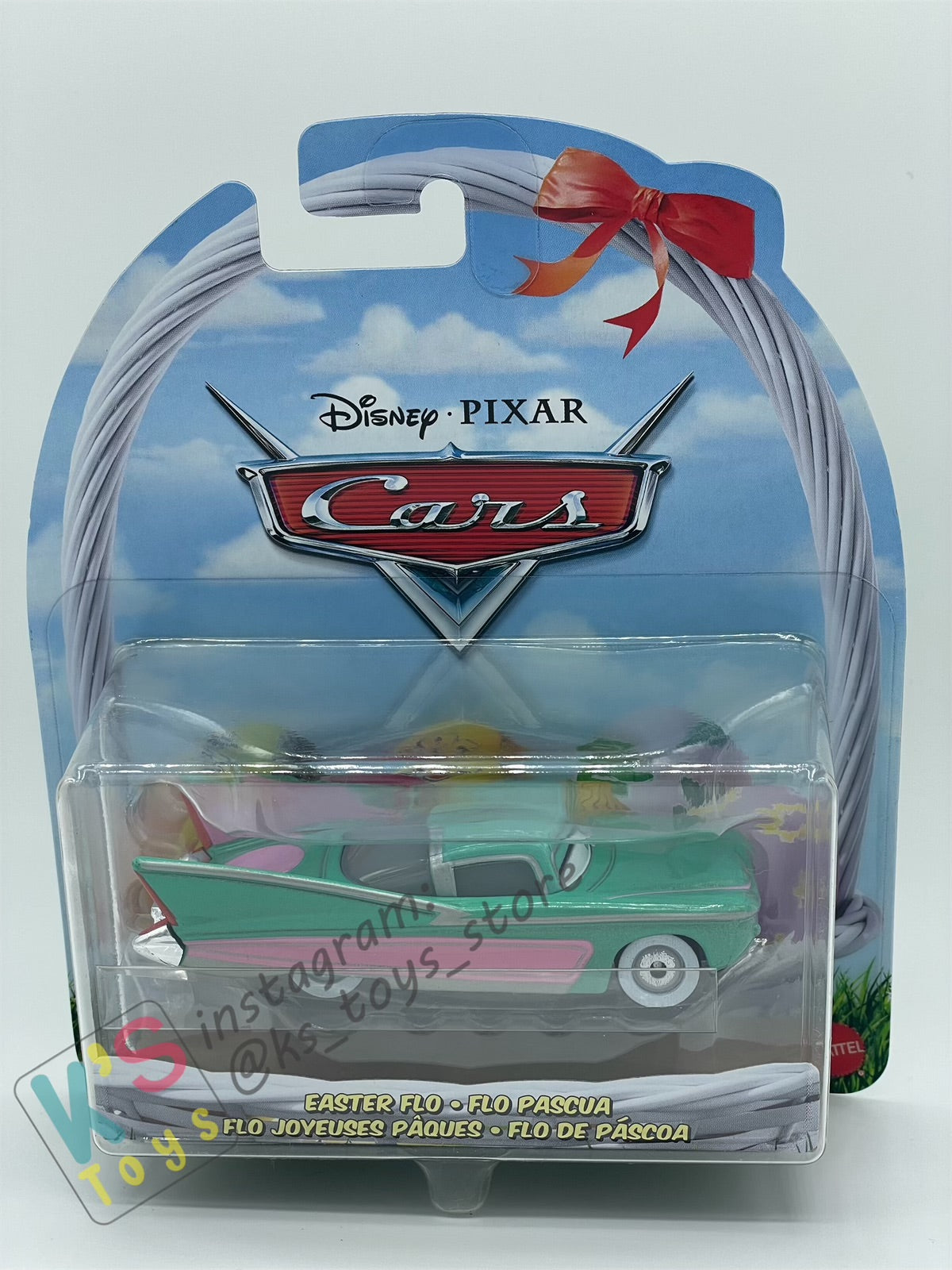 DISNEY PIXAR CARS BY MATTEL, "EASTER FLO" EASTER SERIES - BNIP
