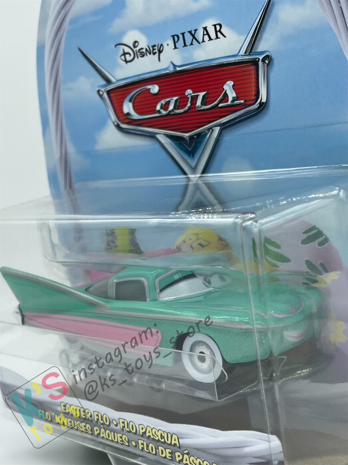 DISNEY PIXAR CARS BY MATTEL, "EASTER FLO" EASTER SERIES - BNIP