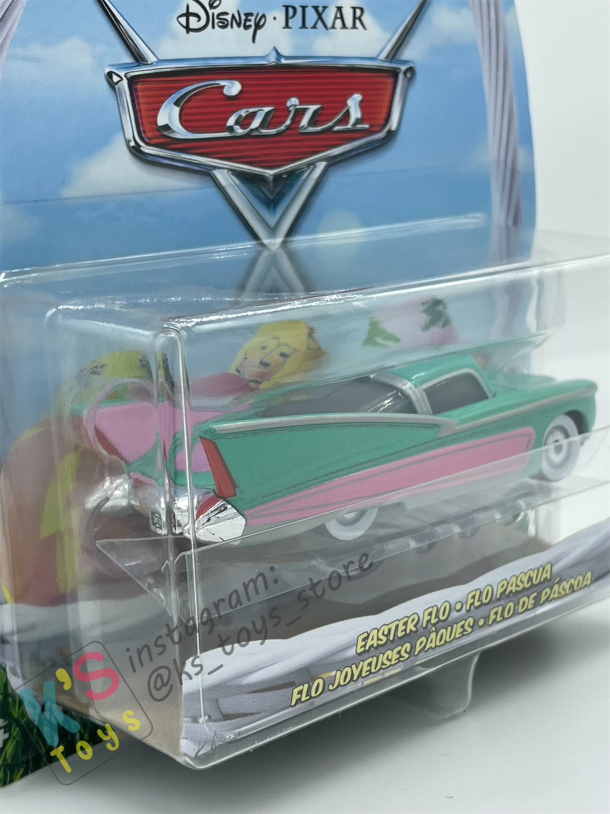 DISNEY PIXAR CARS BY MATTEL, "EASTER FLO" EASTER SERIES - BNIP