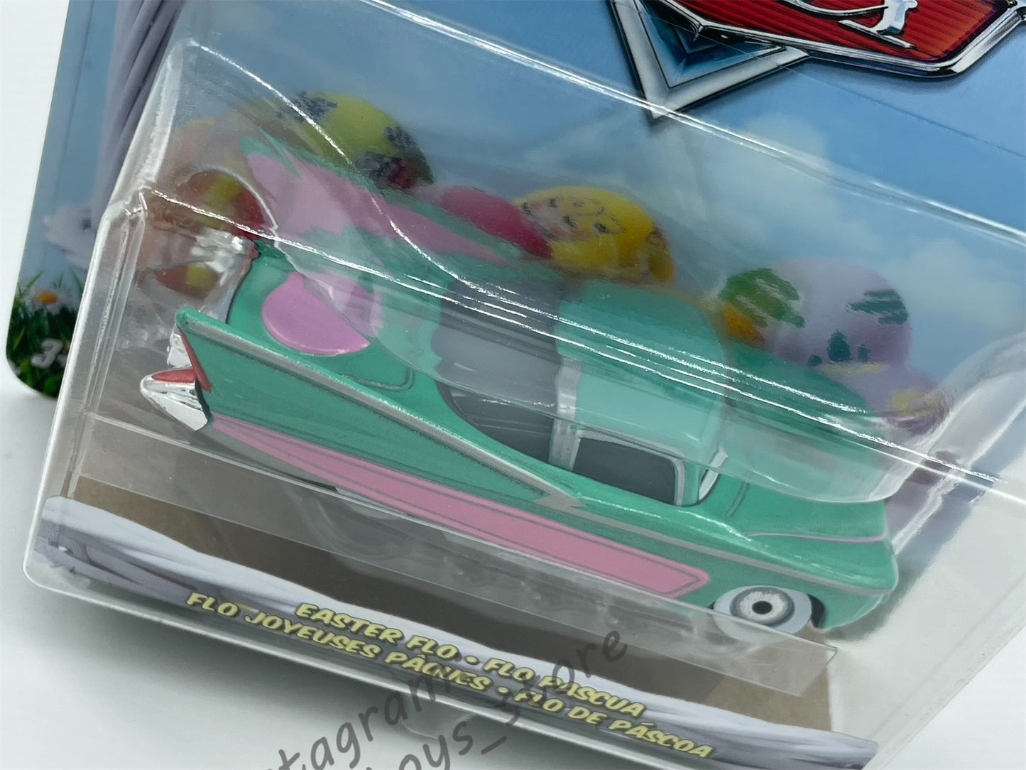 DISNEY PIXAR CARS BY MATTEL, "EASTER FLO" EASTER SERIES - BNIP