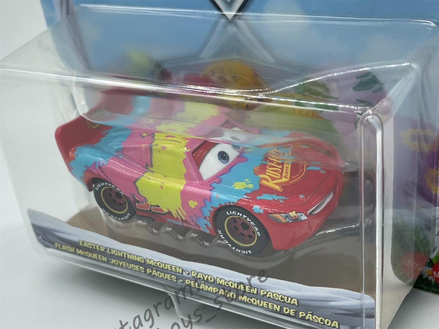 DISNEY PIXAR CARS BY MATTEL, "EASTER LIGHTNING MCQUEEN" EASTER SERIES - BNIP