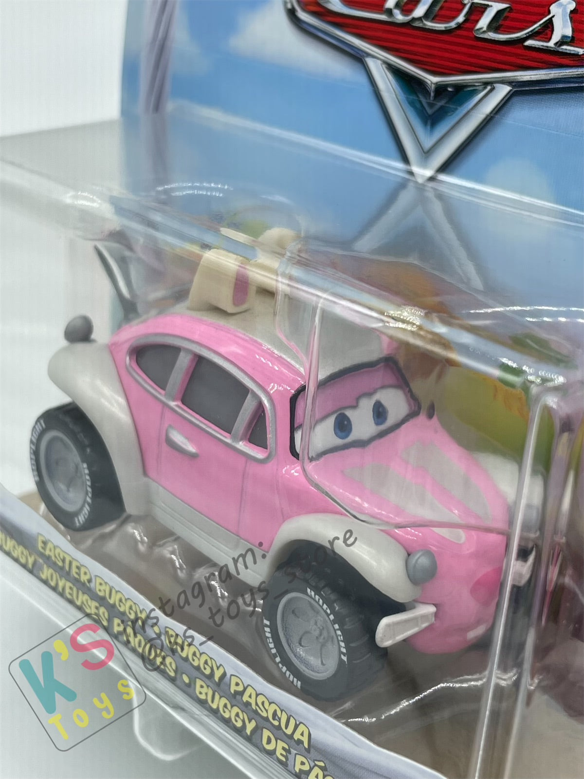 DISNEY PIXAR CARS BY MATTEL SIZE 1:55 "EASTER BUGGY" EASTER SERIES - BNIP