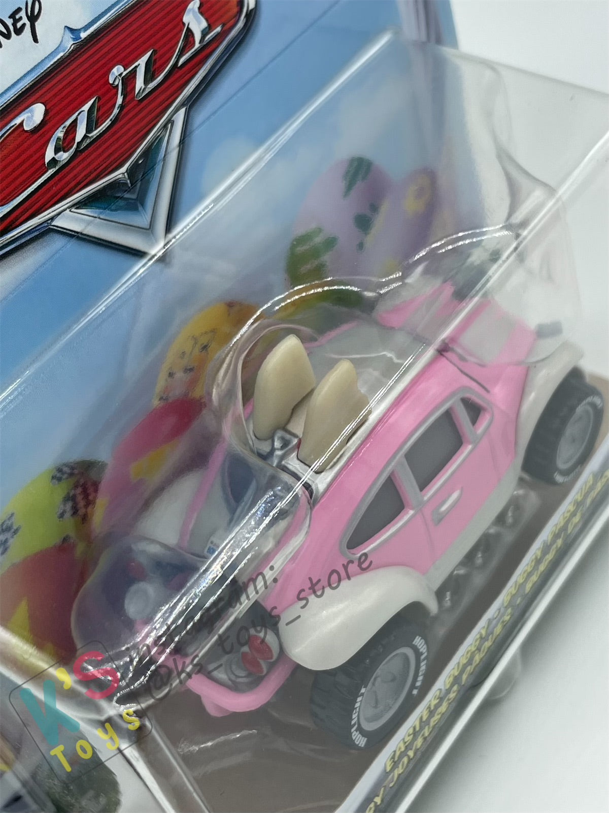 DISNEY PIXAR CARS BY MATTEL SIZE 1:55 "EASTER BUGGY" EASTER SERIES - BNIP