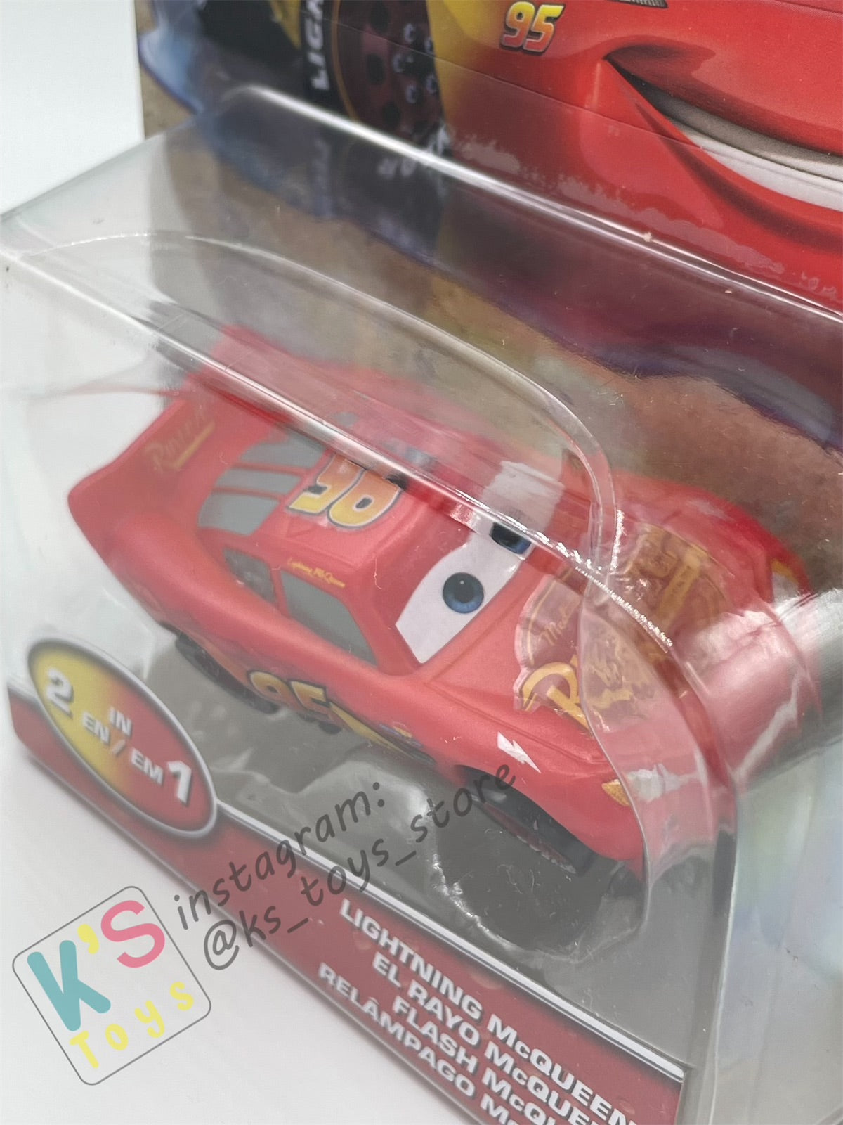 COLOR CHANGERS Disney Pixar Cars by MATTEL, LIGHTNING MCQUEEN CARS 3 (RED/YELLOW) - 2023 RELEASE - BNIP
