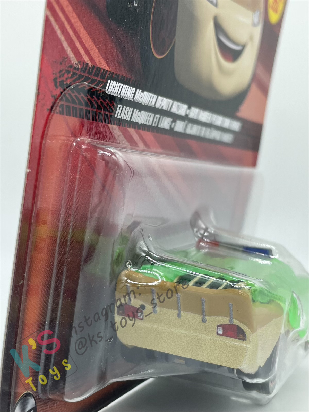 DISNEY PIXAR CARS BY MATTEL, SLIME LIGHTNING MCQUEEN DEPUTY HAZARD - 2024 NEW RELEASED - BNIP