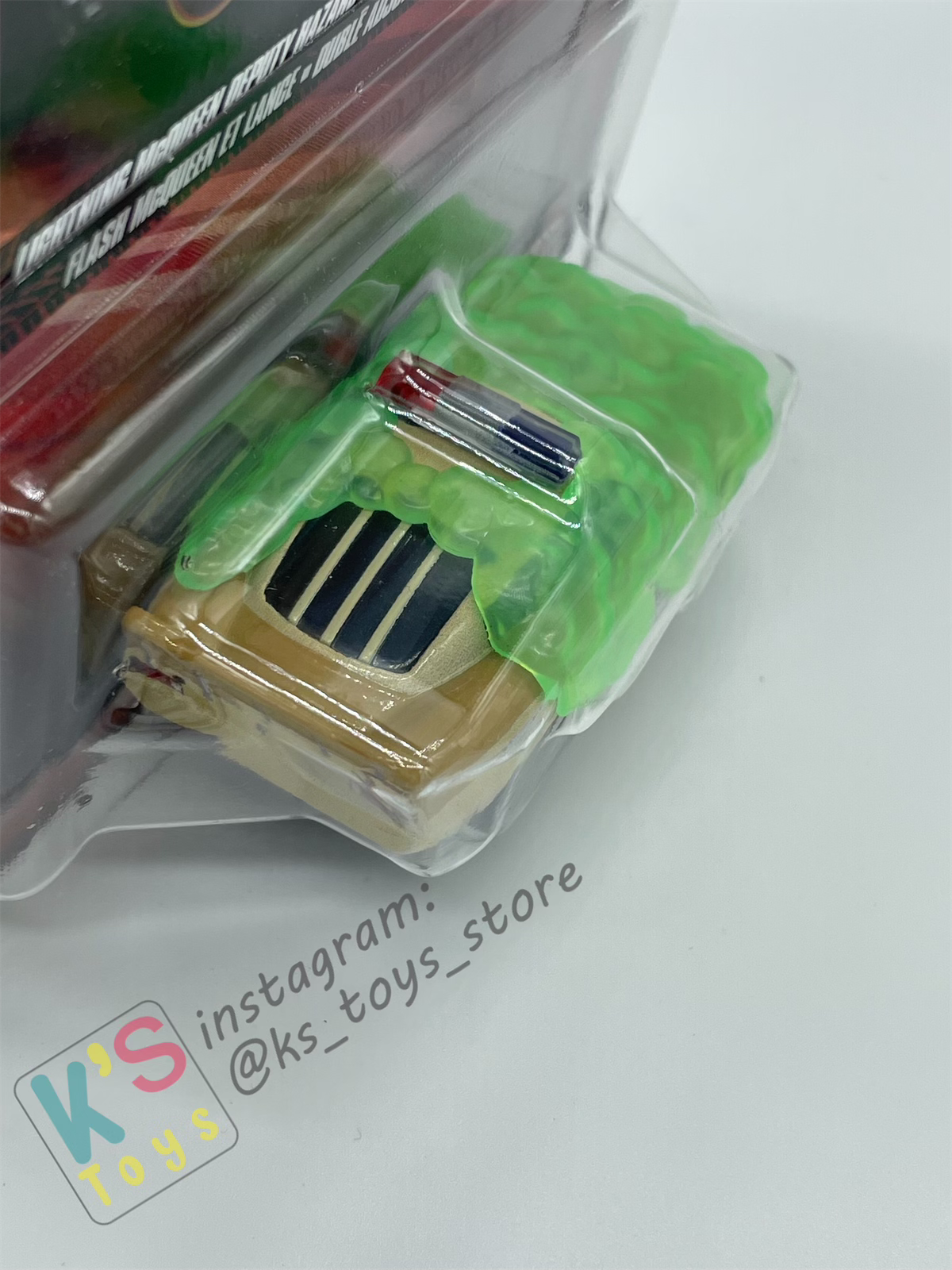 DISNEY PIXAR CARS BY MATTEL, SLIME LIGHTNING MCQUEEN DEPUTY HAZARD - 2024 NEW RELEASED - BNIP