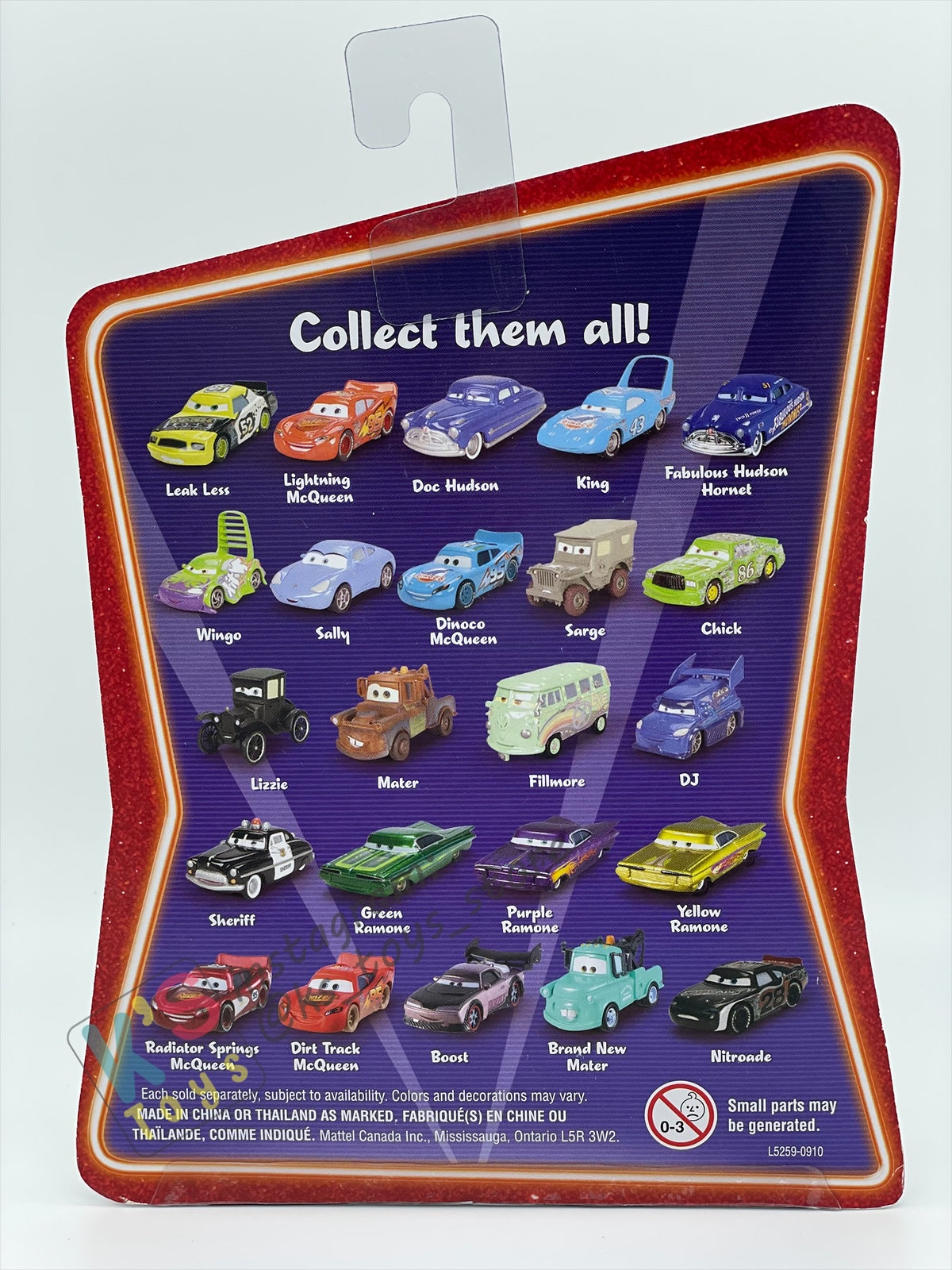 DISNEY PIXAR CARS BY MATTEL, "WINGO" - SUPERCHARGED SERIES - BNIP