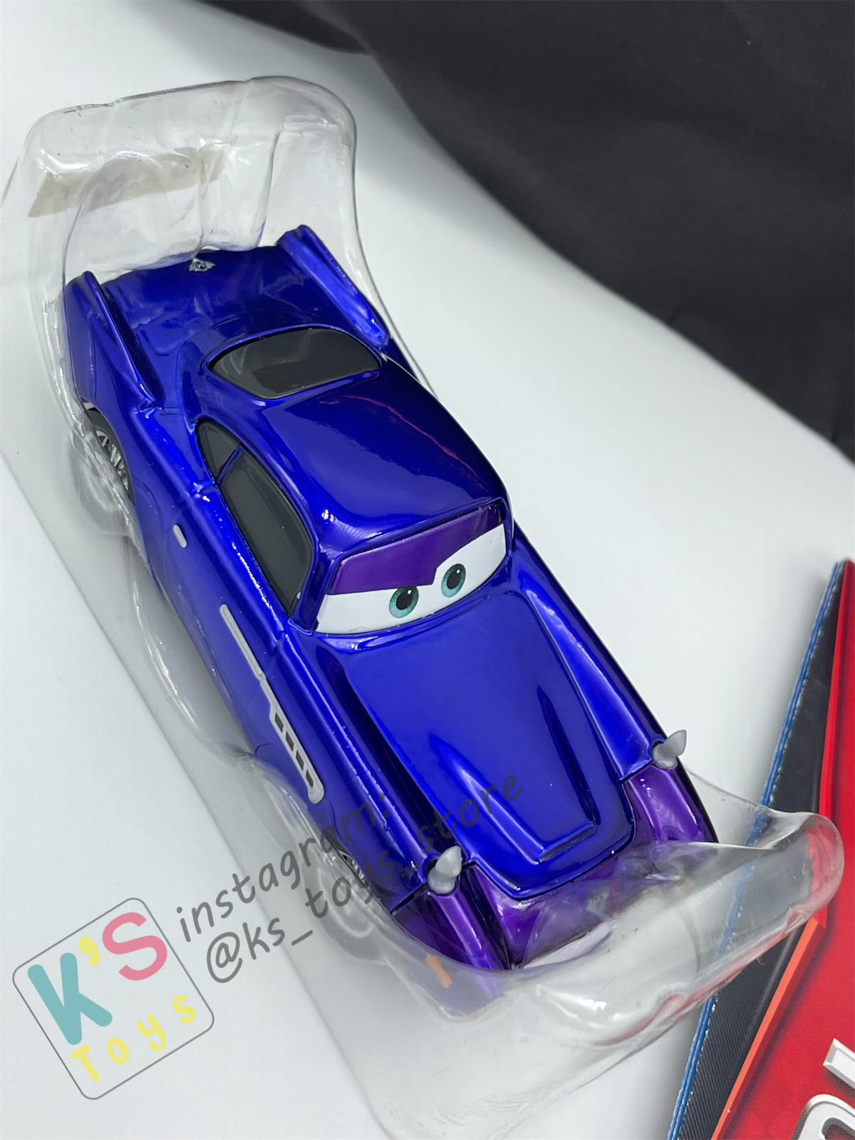 RARE Disney Pixar Cars by Mattel, BLUE RANSBURG FINN MCMISSILE (Top Secret Bonus) - Exclusive D23 EXPO - BNIP