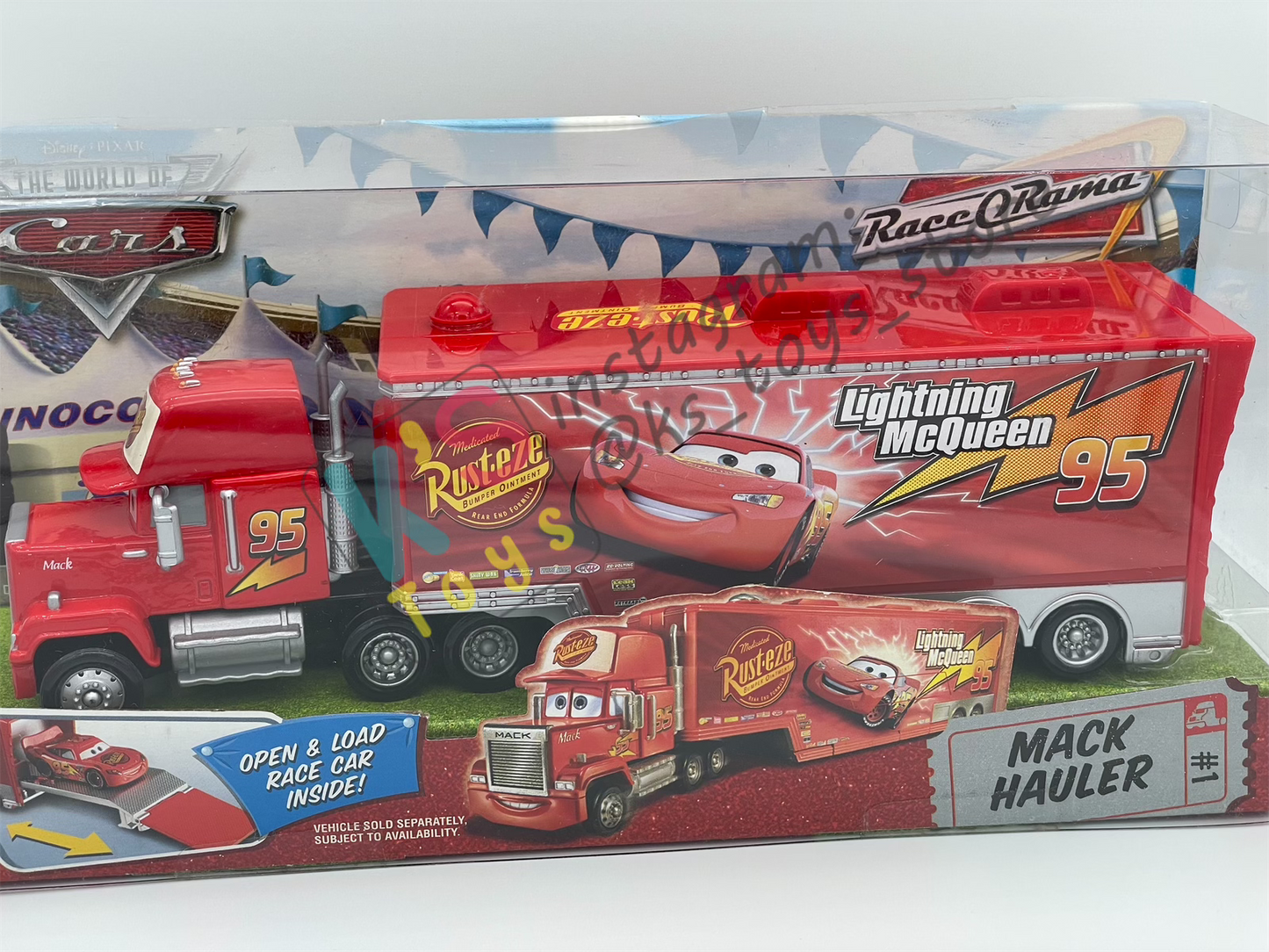 Haulers Disney Pixar Cars by Mattel, MACK - Cars 1, Race ORama - BNIP