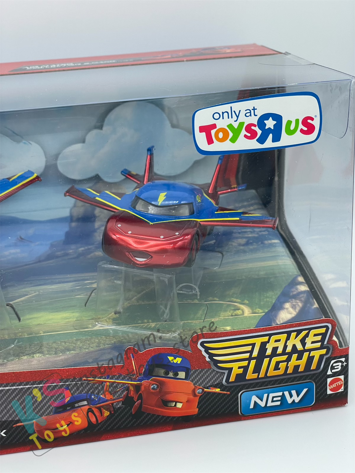RARE DISNEY PIXAR CARS - AIR MATER COLLECTOR 2-PACK / GIFT SET EXCLUSIVE METALLIC FINISH - MATER HAWK AND LIGHTNING MCQUEEN HAWK - BNIB