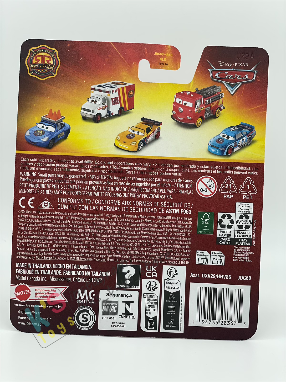 DISNEY PIXAR CARS BY MATTEL - "RACE AND RESCUE KATHY CHOPTER" 2025 NEW RELEASE RACE & RESCUE SERIES - BNIP