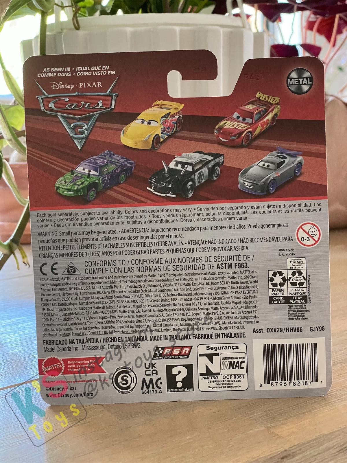Disney Pixar Cars by MATTEL, KURT WITH BUG TEETH - 2021 NEW RELEASE - BNIP