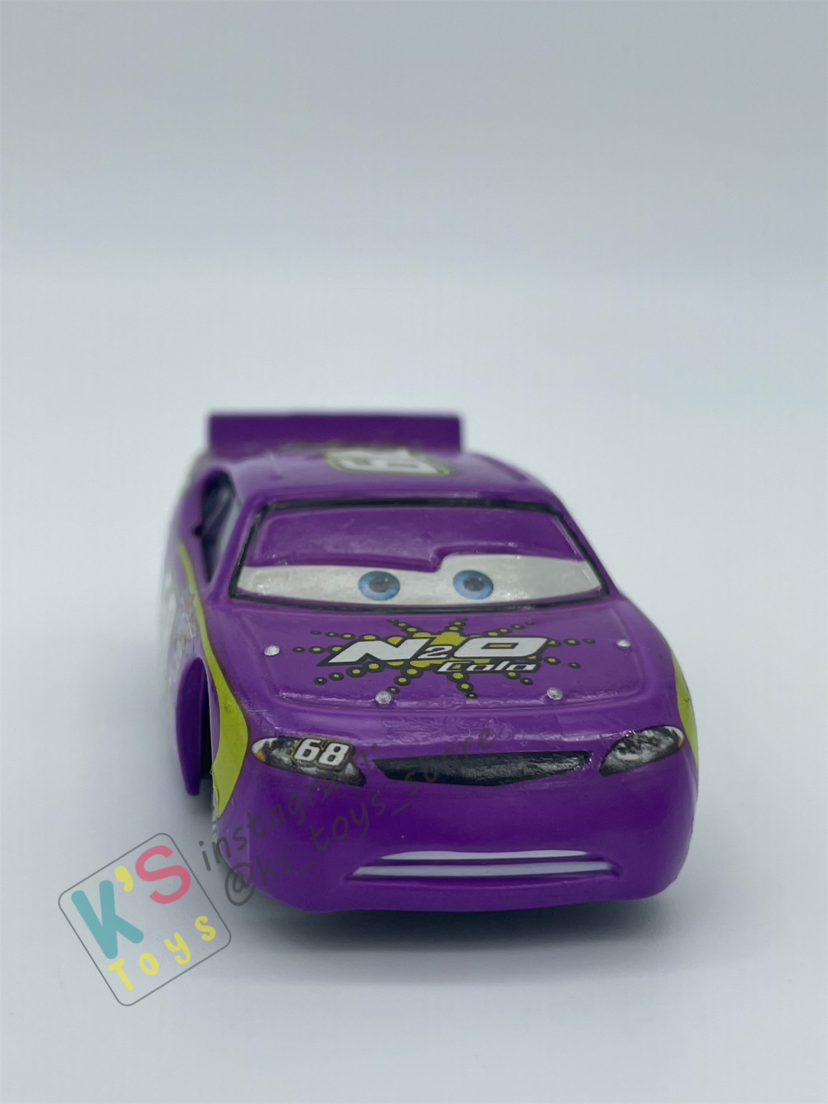 PRE-OWNED / LOOSE DISNEY PIXAR CARS - "MANNY FLYWHEEL N2O COLA" PISTON CUP SERIES - PLAYED IN GOOD CONDITION
