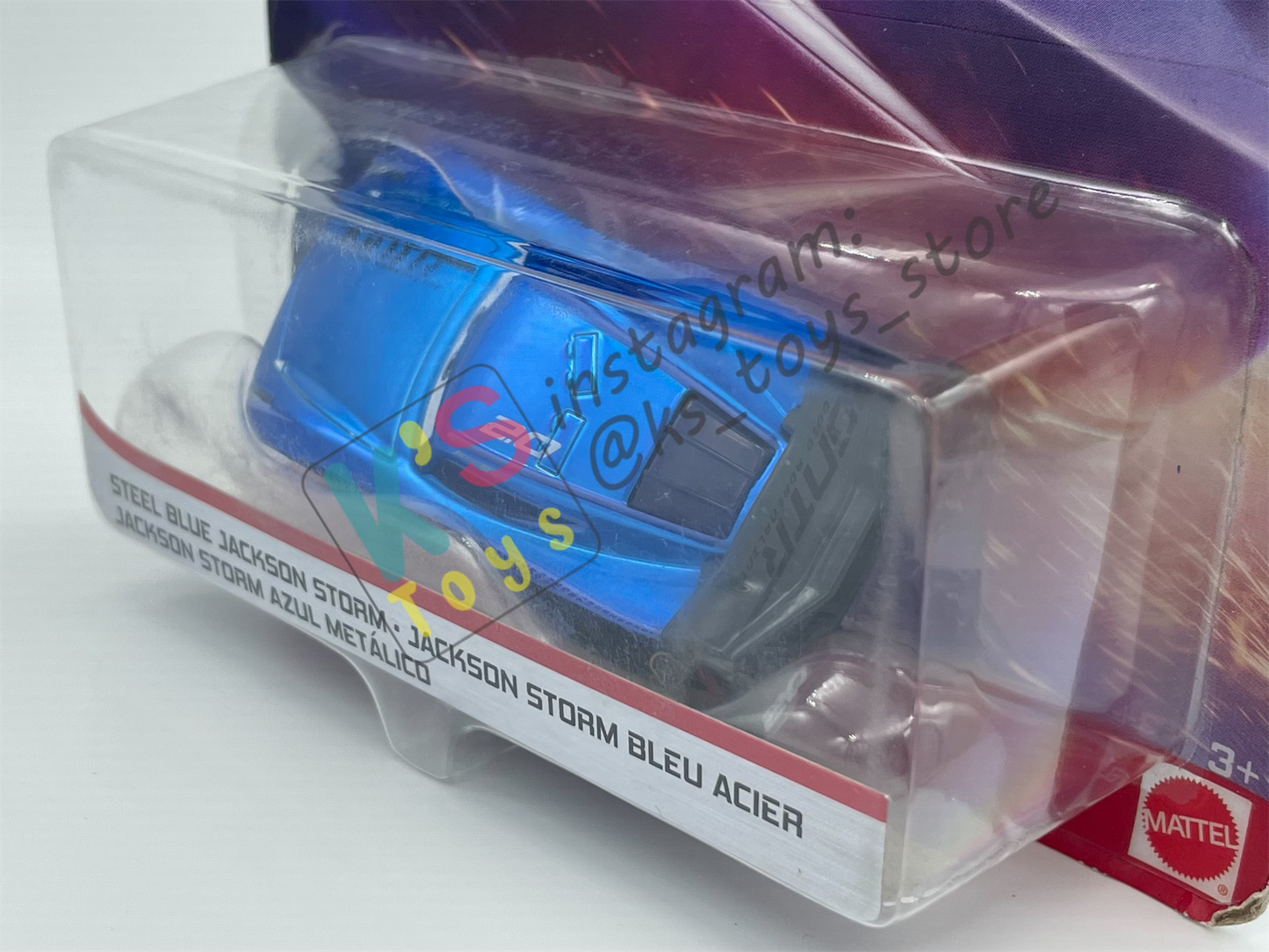 RARE Disney Pixar Cars by MATTEL, JACKSON STORM STEEL BLUE - 2019 PROMO - BNIP