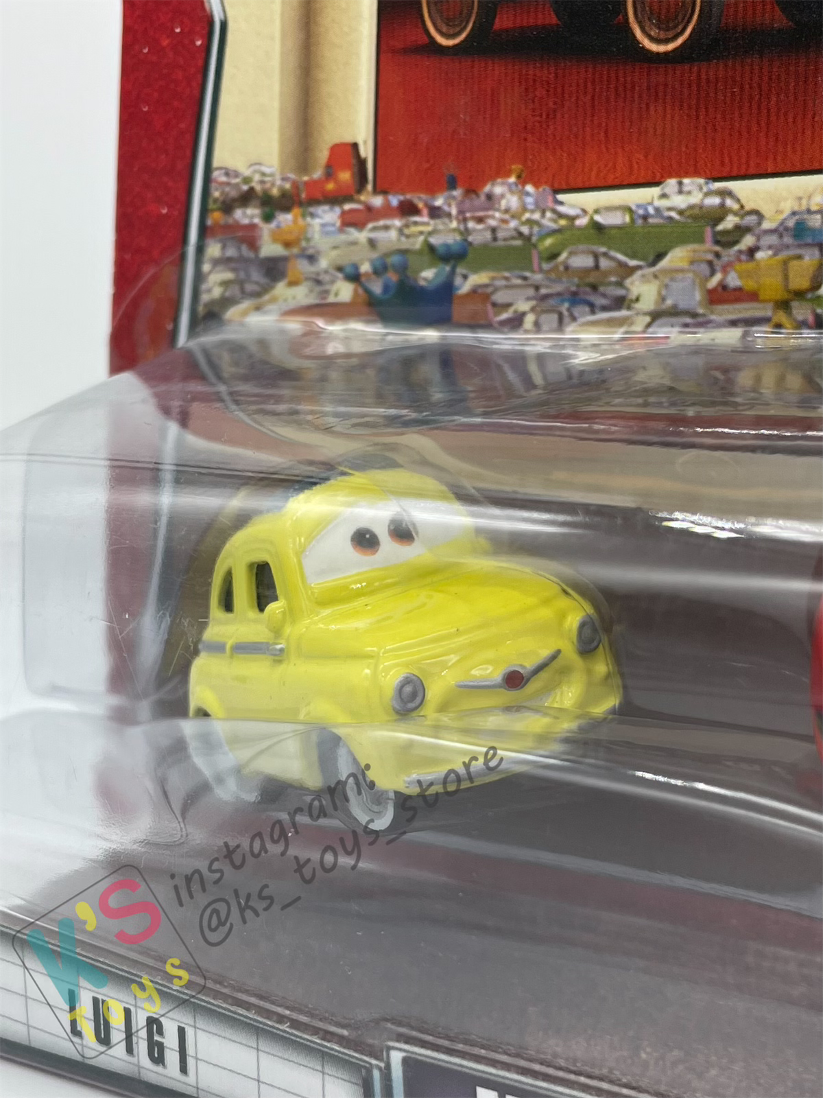 Disney Pixar Cars 1:55 by Mattel 2-Pack MOVIE MOMENTS, LUIGI & FERRARI F430 - BNIP