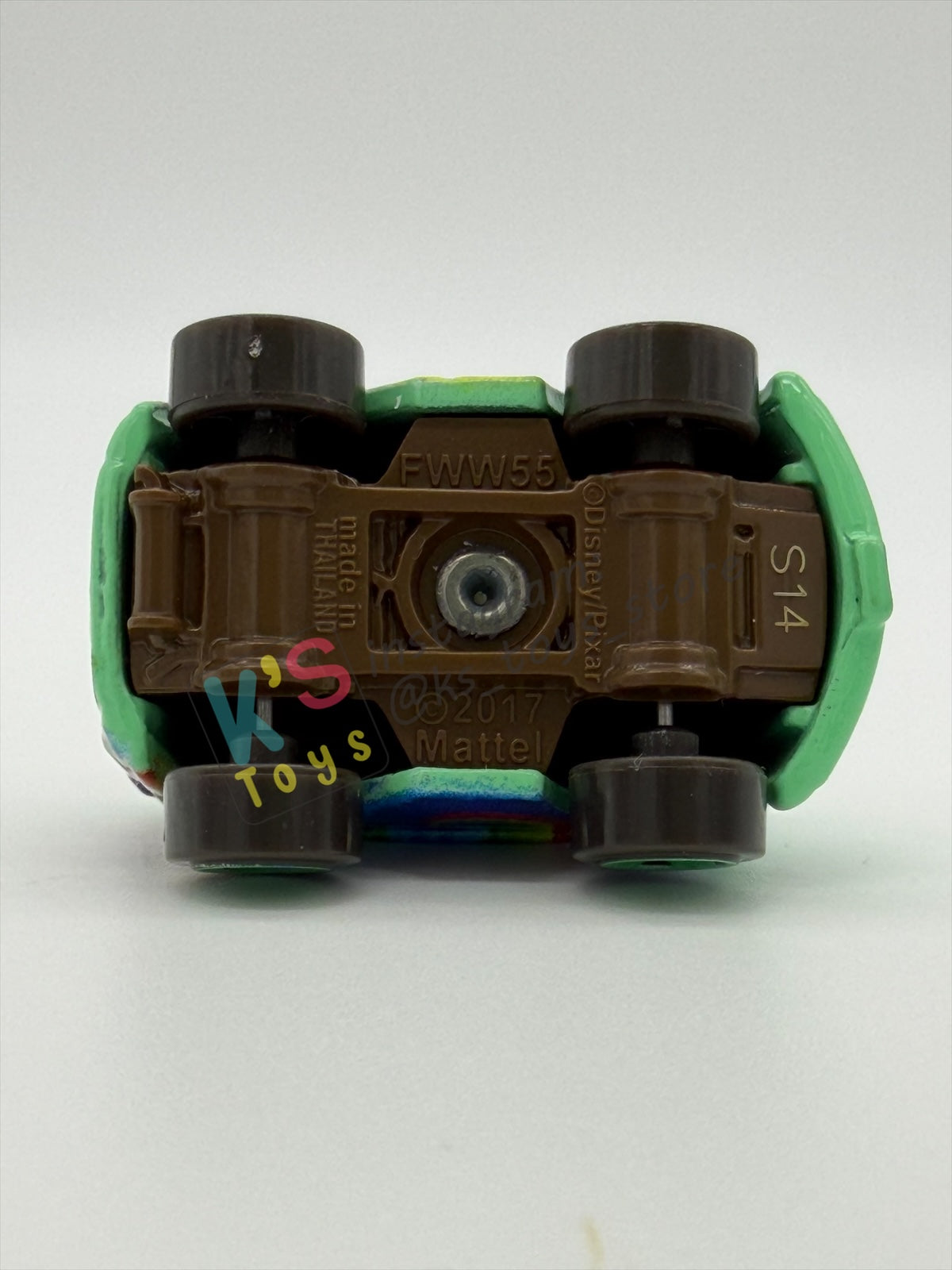 Loose Mini Racers Pixar Disney Cars, PEACE FILLMORE - Mint / Near Mint Condition
