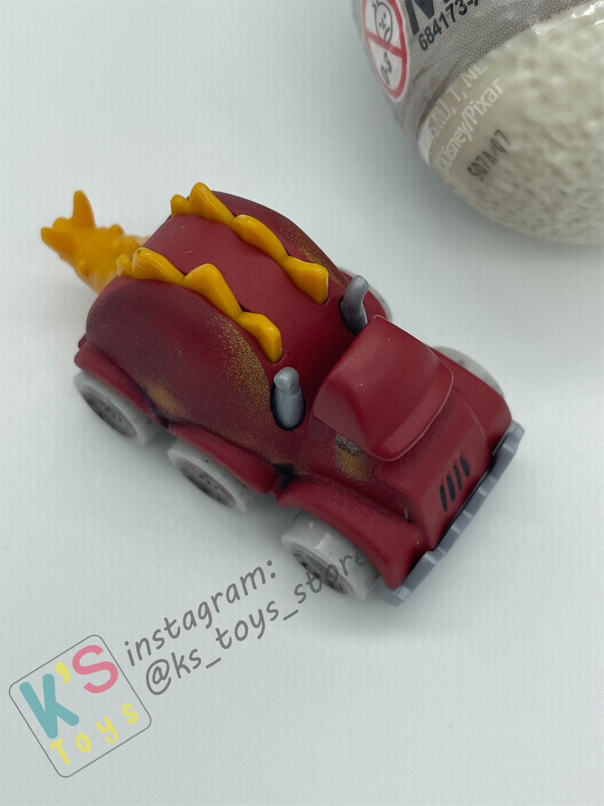 Mini Racers Pixar Disney Cars, 2023 DINO EGG SERIES, #07 MECHATURBONATOPS