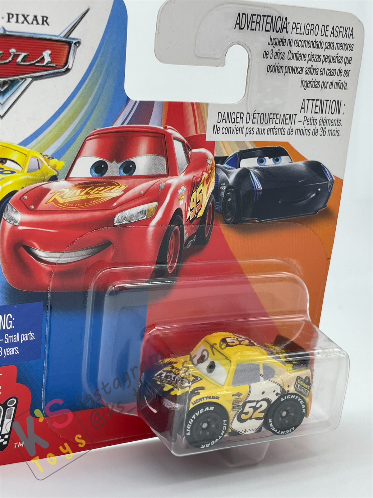Mini Racers Disney Pixar Cars by Mattel, CLAUDE SCRUGGS / BRIAN SPARKS - BNIP